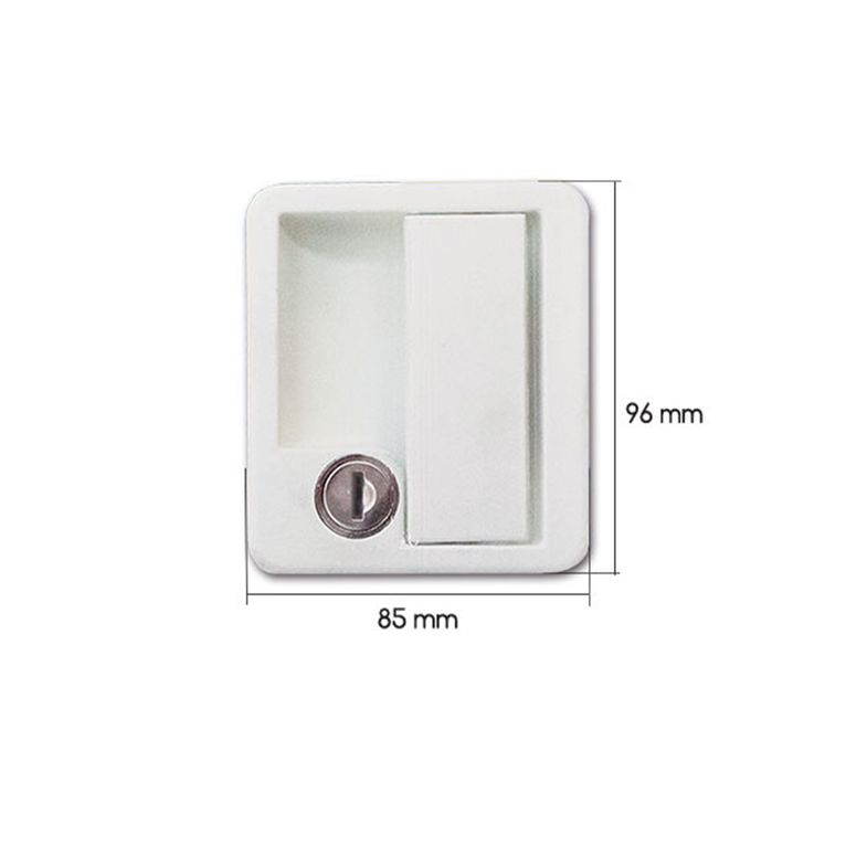 serratura 1070 completa - bianca