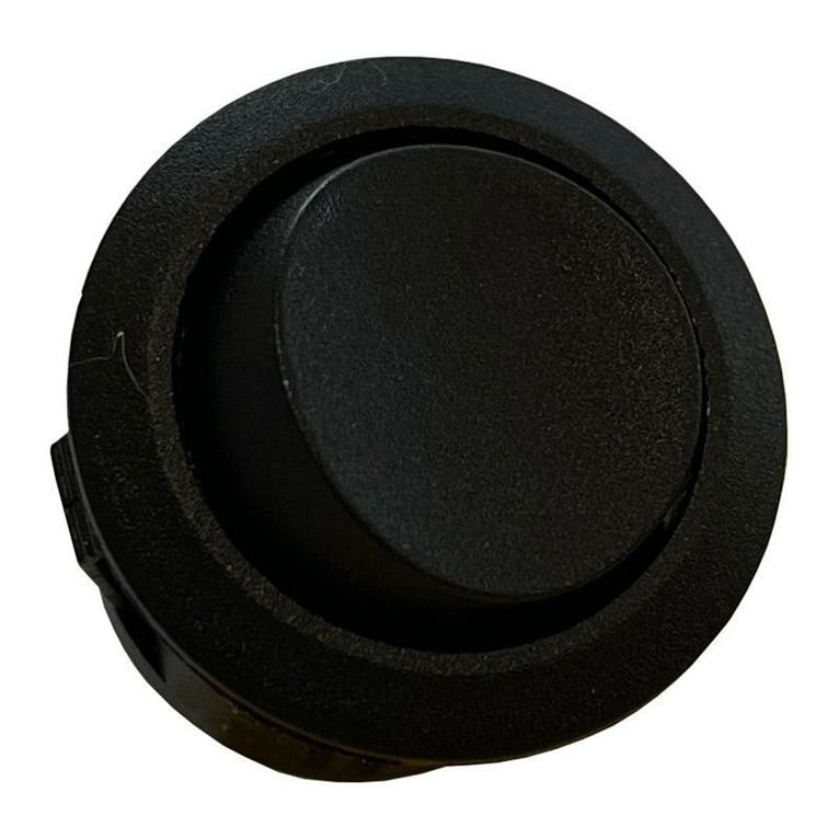 interruttore tondo nero da incasso diam. 20mm. cf.pz: 5