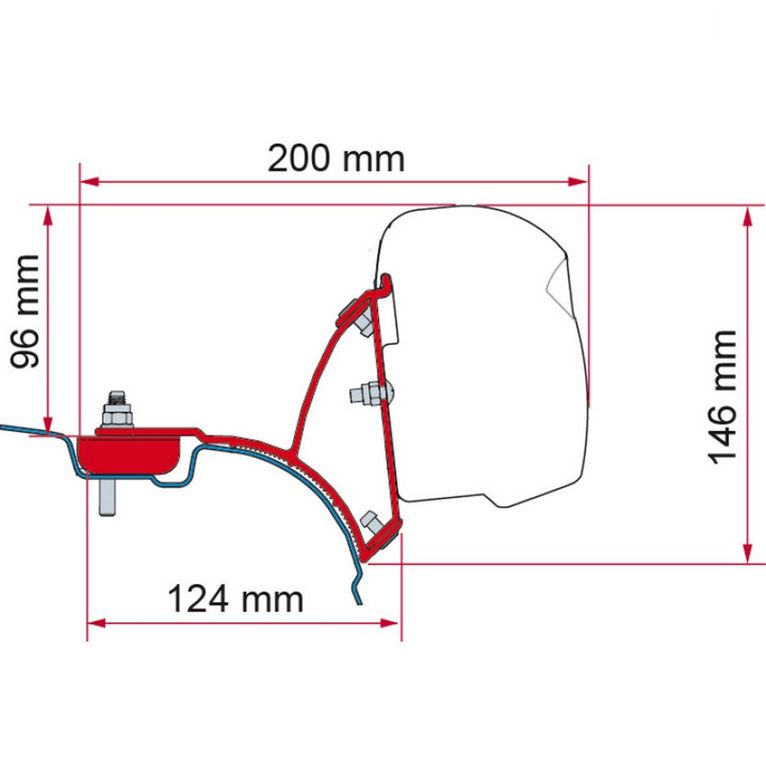 kit vw t5/t6 transporter/multivan - db (f43)senza guida