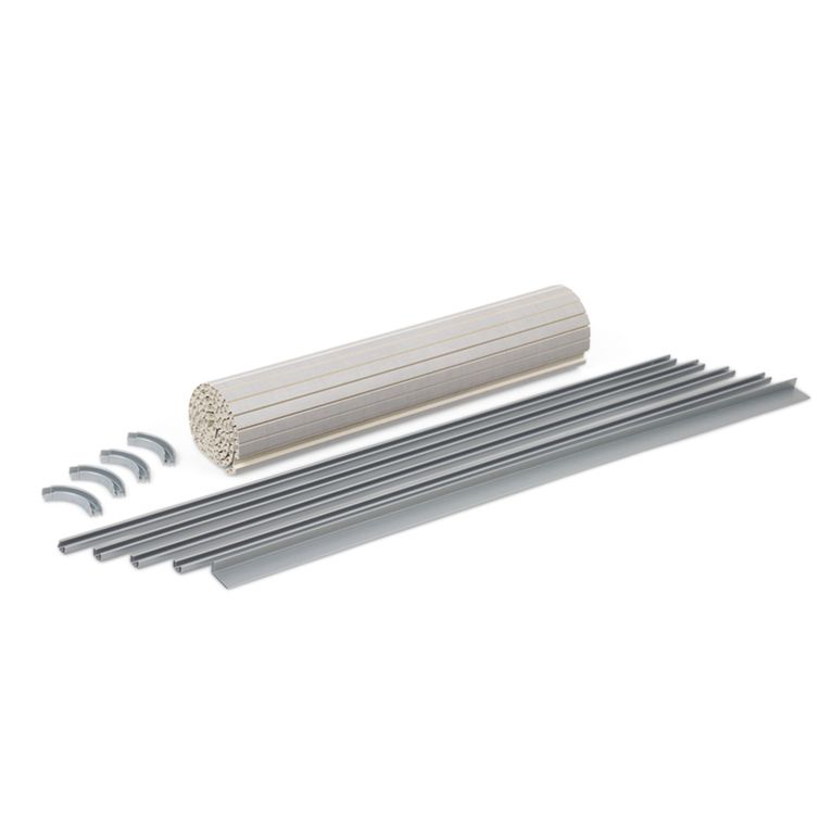 porta a tapparella kit completo beige - carbest
