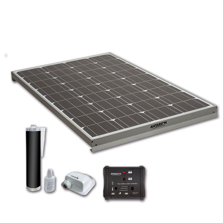 kit pannello monocristallino • 120 w • regolatore 1 batt
