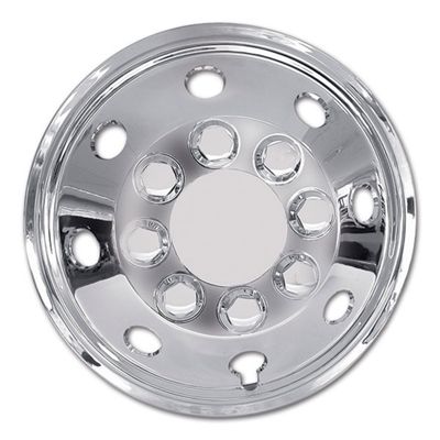 Kit 4 copricerchi convessi cromo • 16""