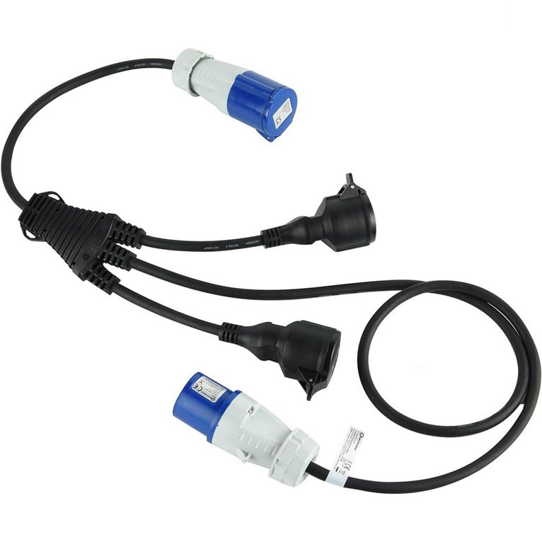 adattatore splitter 3 vie 1.5mt spl