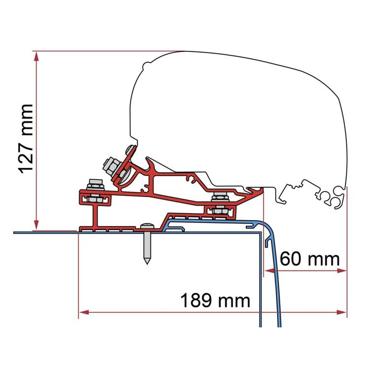 adapter rapido c line 450 - fiamma
