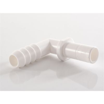 Raccordo ad angolo da flessibile 12 mm a tubo 12 mm
