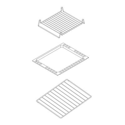 KIT LECCARDA INOX E GRIGLIE CROMATE - Dometic
