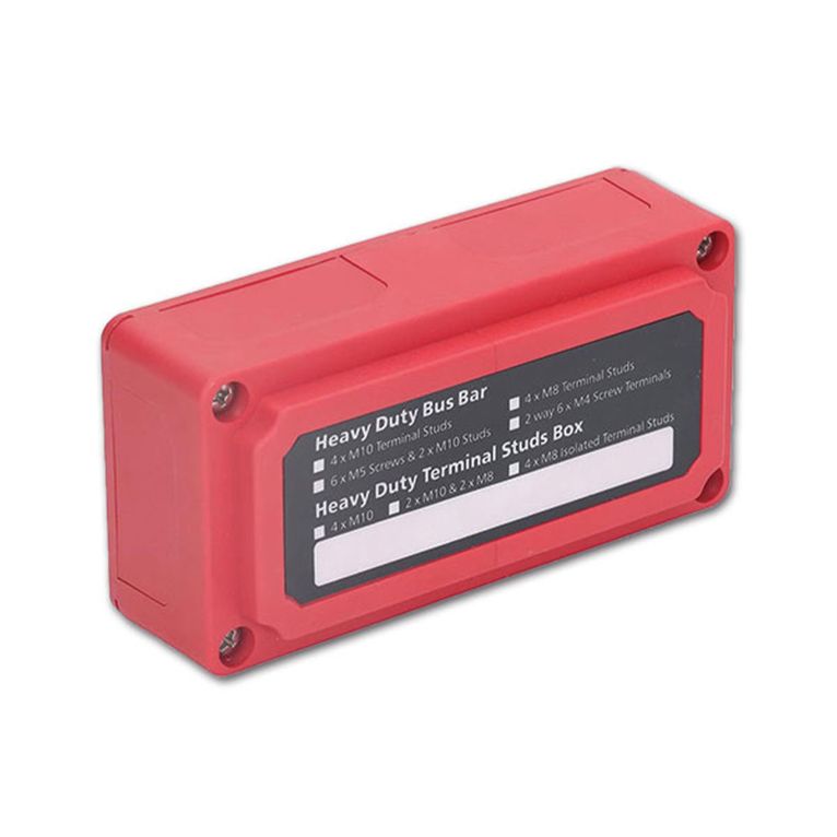 barra di connessione m8 rossa - 300 a / 48 v
