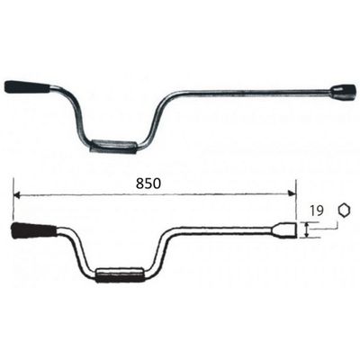 GIROBACCHINO 19MM L=85 CM