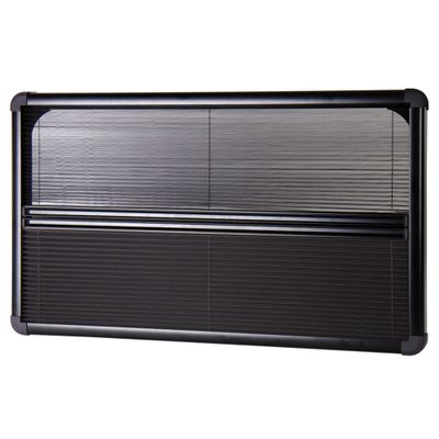Cornice oscurante+zanzariera T5/T6 compasso 830x440 nera