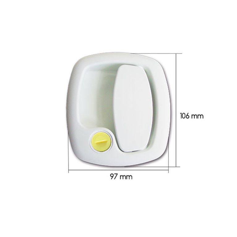 maniglia esterna 1200 • bianca • new system