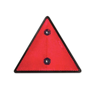 Catadiottro Triangolare - 2 Fori - Fissaggio Vite