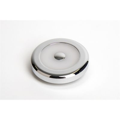 Plafoniera LED 12V rotonda cromata 50x8 mm, touch