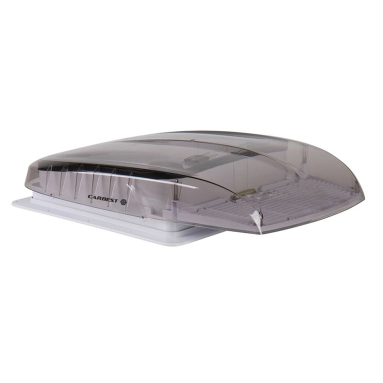 oblò con ventilatore vanvent 40x40 cm vetro fumé