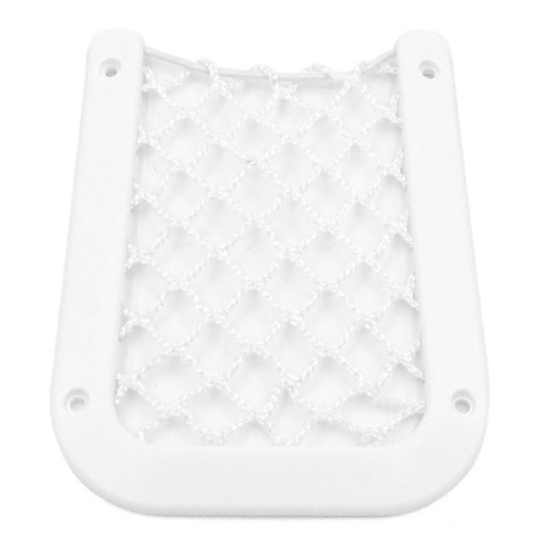 rete porta vhf bianca con cornice in abs 98x126 mm.
