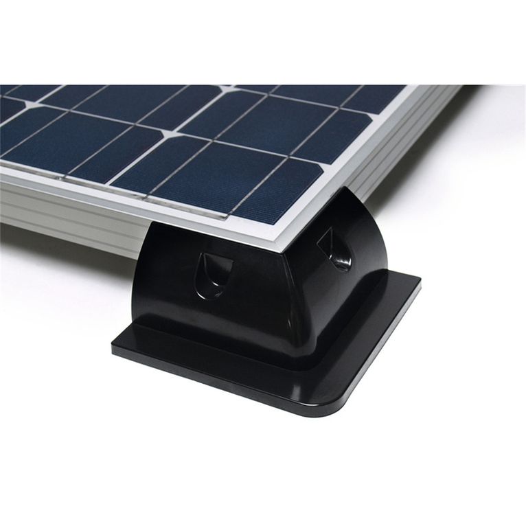 set spoiler angolari abs nero 4 pz per pannello solare