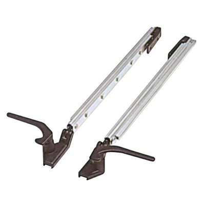 COPPIA BRACCETTI A SCATTO DX/SX A SLITTA POLYPLAS.500/65