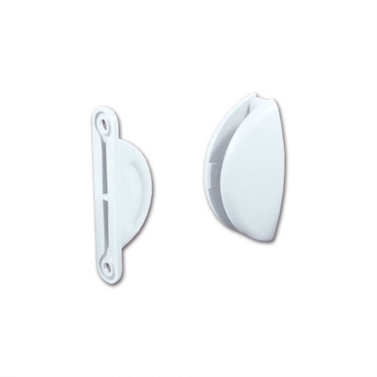 ferma porta ad incastro - bianco