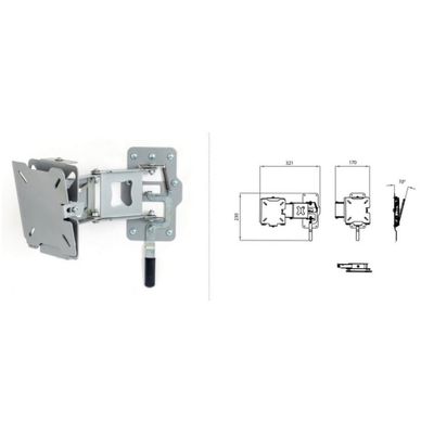 SUPPORTO TV BRACC.MINI-NO QUICK FX