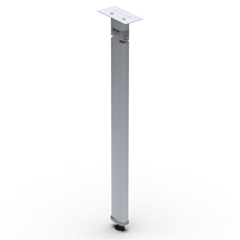 star 3 gamba pieghevole alluminio/acciaio 60x32mm. h.720