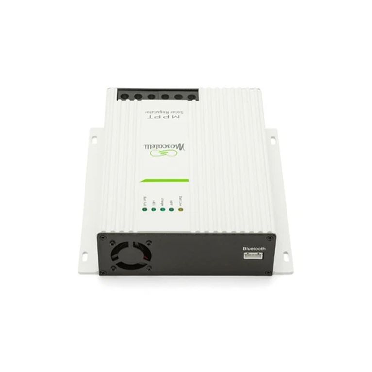 regolatore di carica mppt 35a duo per camper fino a 500w - bianco