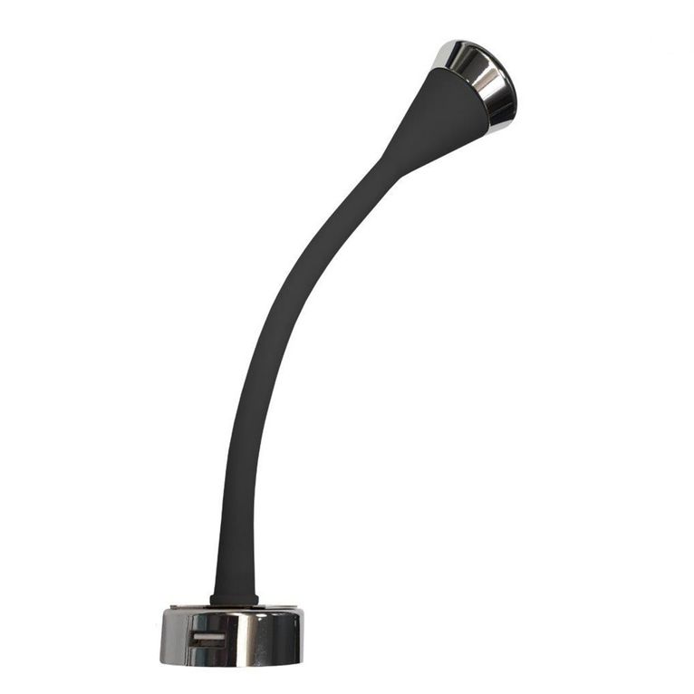 spot flx nero led 12vdc-1w 3400k co