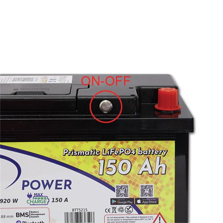 batteria lifepo4 extrapower • 150 ah