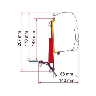 KIT F.CUSTOM X F45S-F43VAN-F35PRO - Fiamma