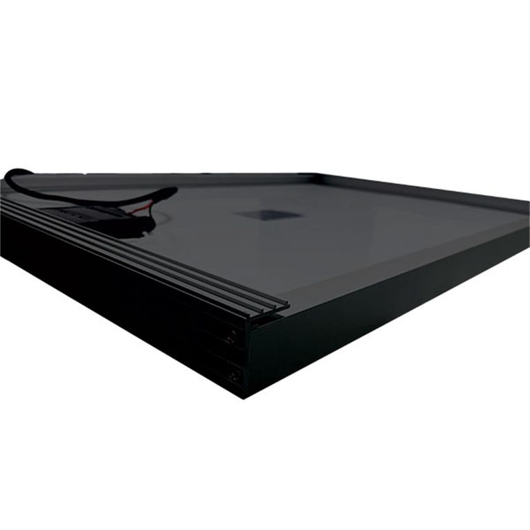 pannello extrasun nero • 130 w • con staffe