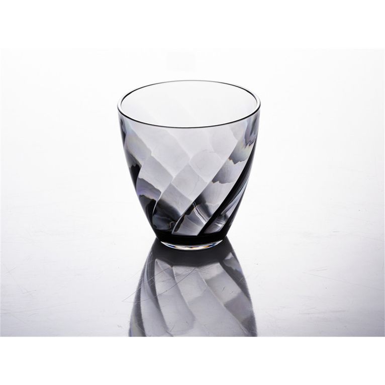 set 4 bicchieri burano 300 ml blu/lime/grigio/rosso