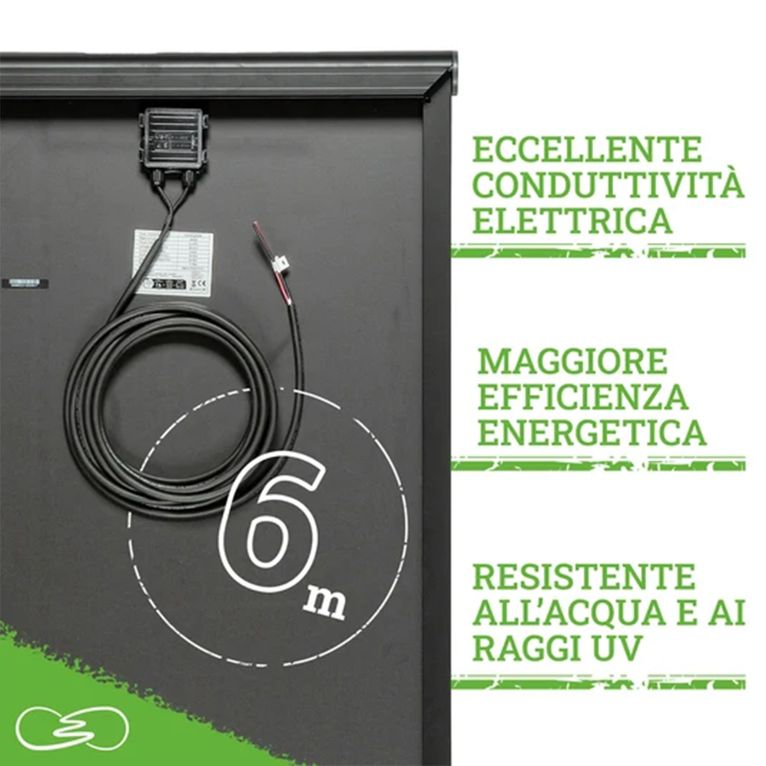 pannello solare 200w black boost perc per camper van e minivan