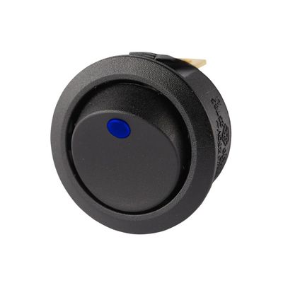 INTERR.UNIPOL. 10A NERO + LED BLUE INR13-208B2