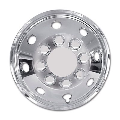 Kit 4 copricerchi convessi cromo • 15""