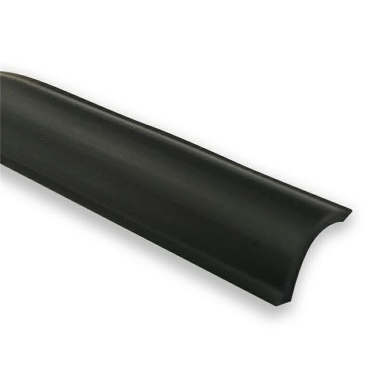 profilo plastico copriviti mm.15 nero cf.mt: 120