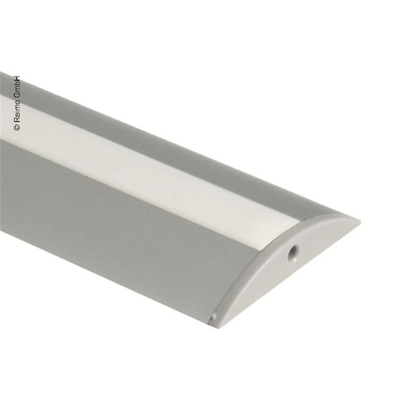 profilo alluminio semicircolare per led 1,5 m - carbest