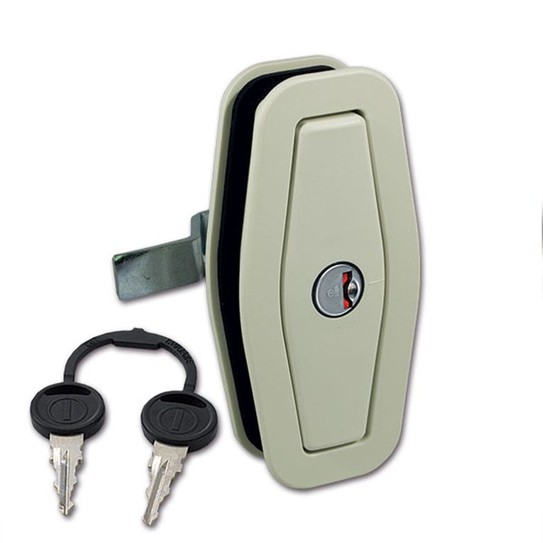 serratura salino fiat - cilindretto e chiavi - bianco