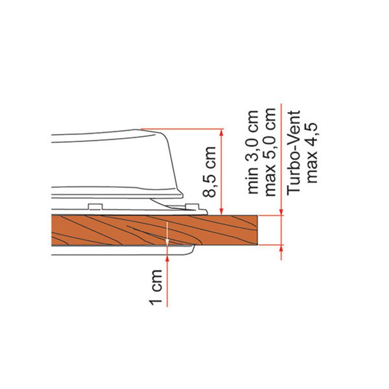 turbo vent premium crystal • trasparente - fiamma