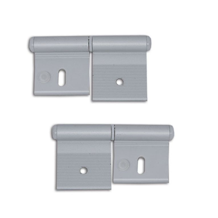 cerniera alluminio anodizzato • 84 mm • 2 fori
