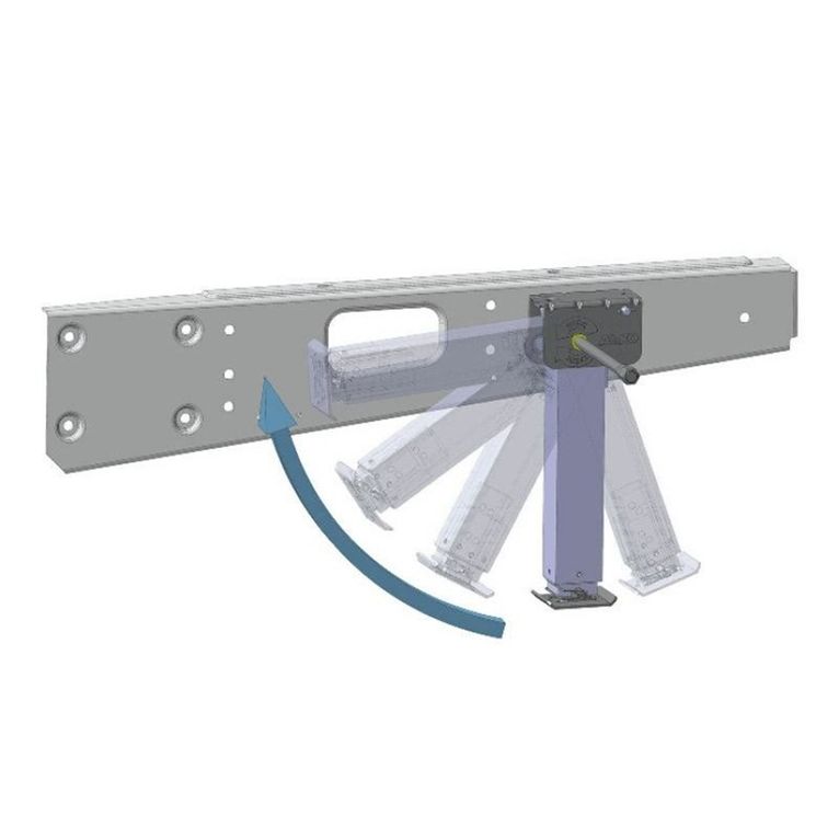coppia piedini clicfix min.460-max.710 mm. - al-ko