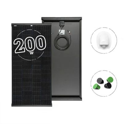 Pannello Solare 200W Black Boost PERC per Camper Van e Minivan