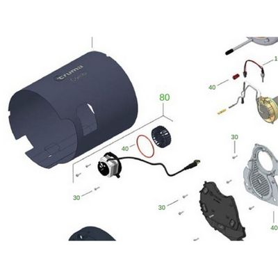 VENTILATORE ARIA DI COMBUSTIONE TRUMA 34020-01337