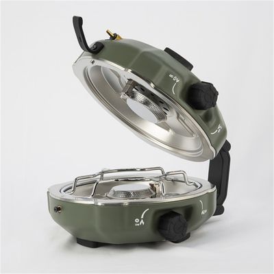 Fornello a cartuccia pieghevole Flap'n'Cook 2 verde