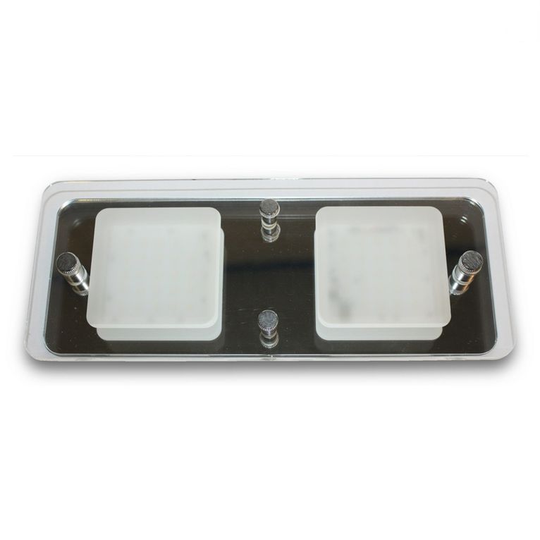 mini plafoniera doppia led 4000k no