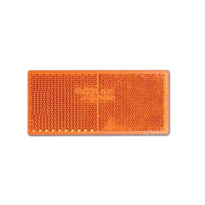 Catadiottro Adesivo - Arancione - 90 x 40 mm