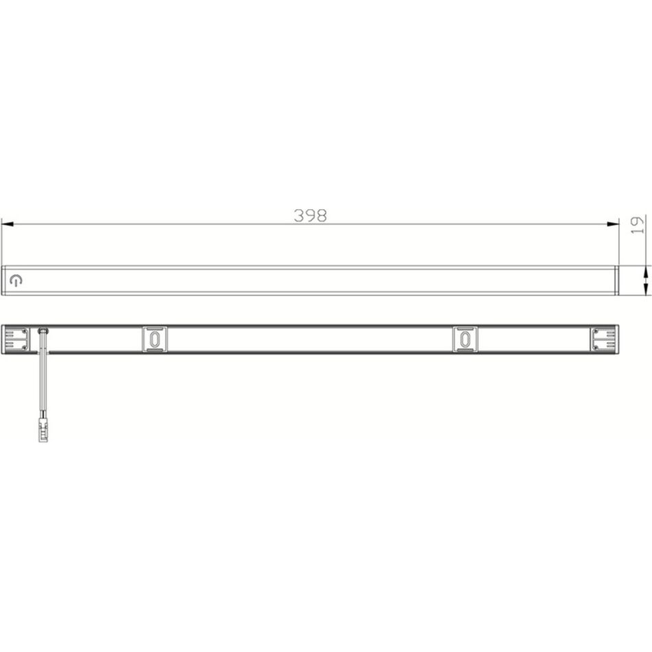 luce-lineare-led-40-cm-5w-alluminio-carbest