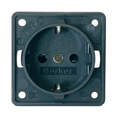 BMP22D/G PRESA BERKER SCHUKO 230V 16A GRIGIA - CBE