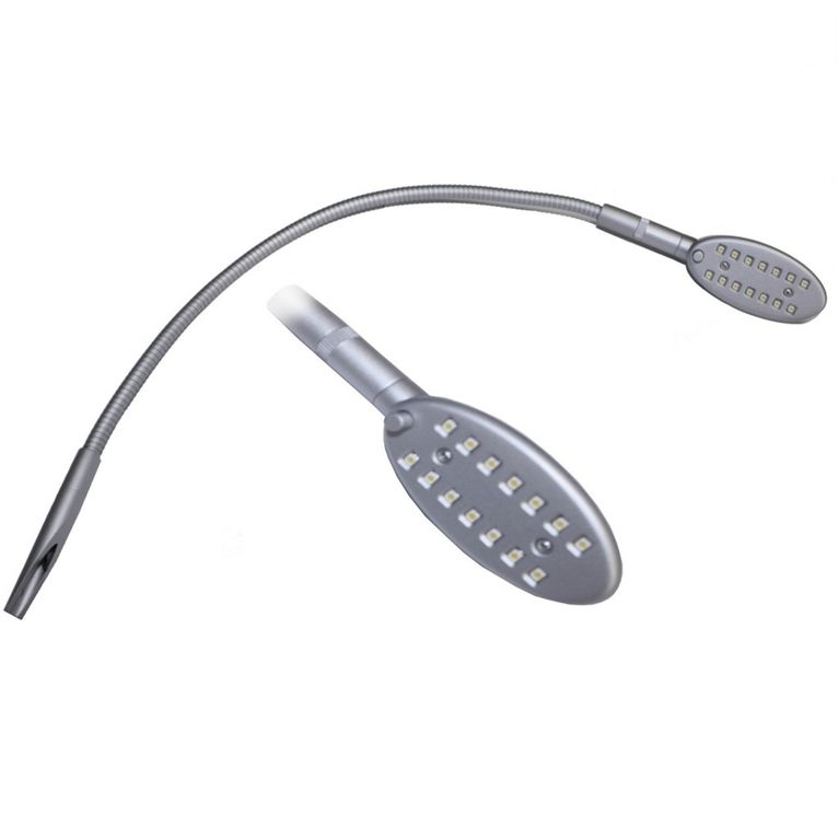 luce lettura a led 4000k con bracci blister