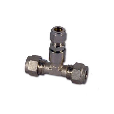 Raccordo gas riduzione a T • Ø 8-10-10 mm - GOK