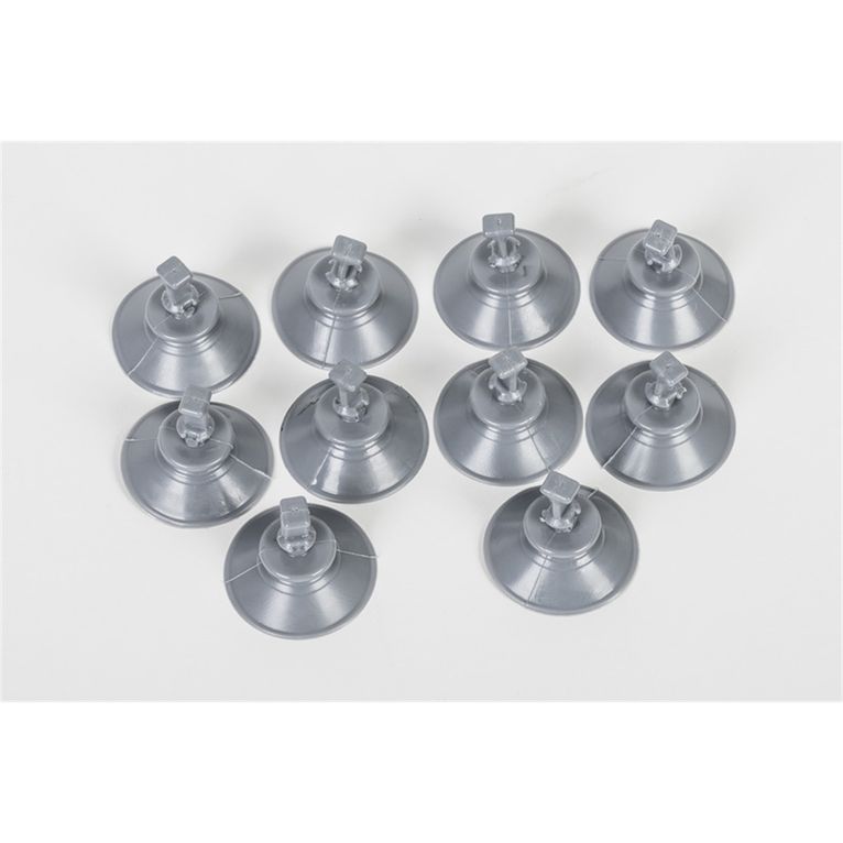 ventose ø50 mm grigie, 10 pz, per occhielli 11 mm