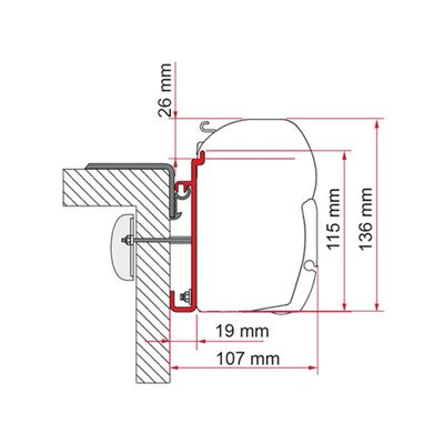 Adapter Rapido 350 - Fiamma