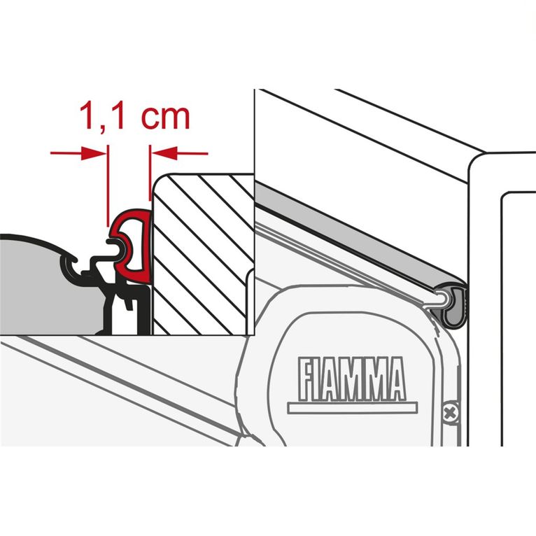 fiamma rain guard s (rotolo 30mt)